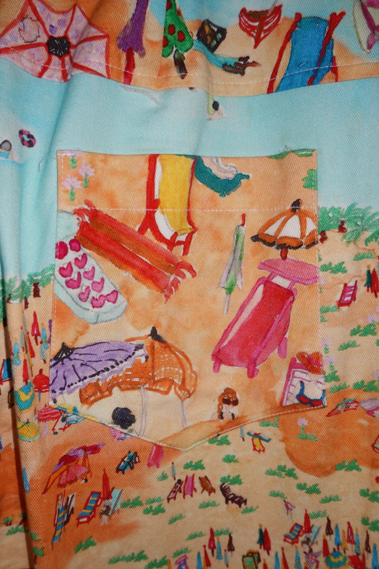 Handpainted Italian Jeans