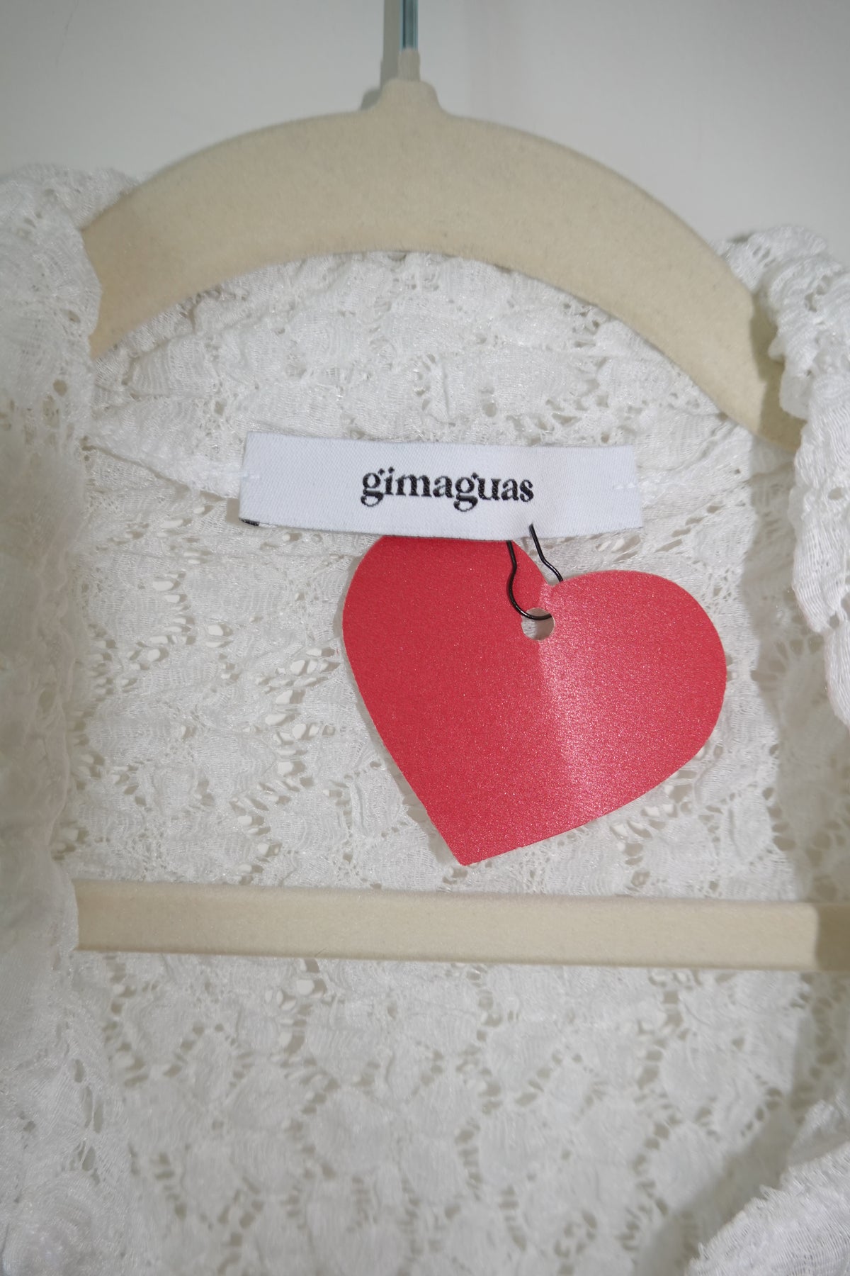 Gimaguas - White Lace Zip Up