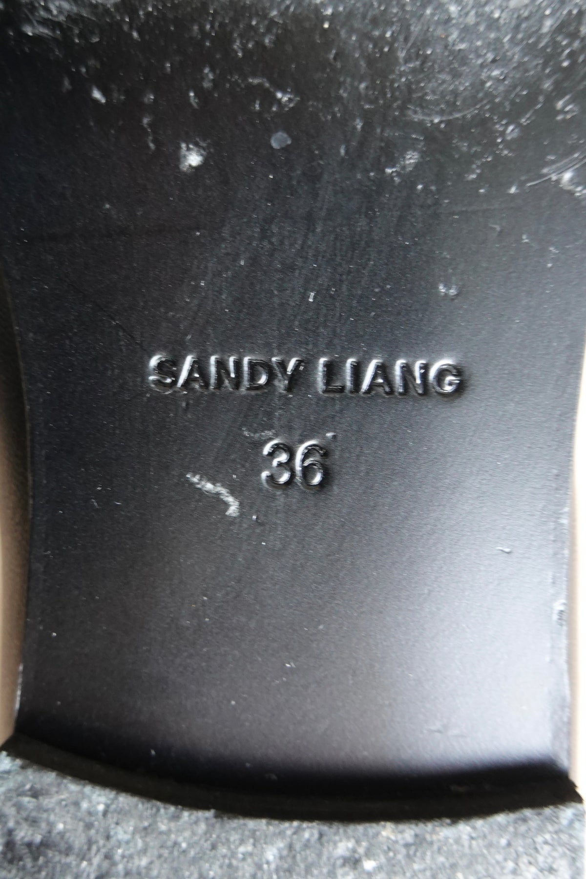 Sandy Liang - Black Tabi Flats