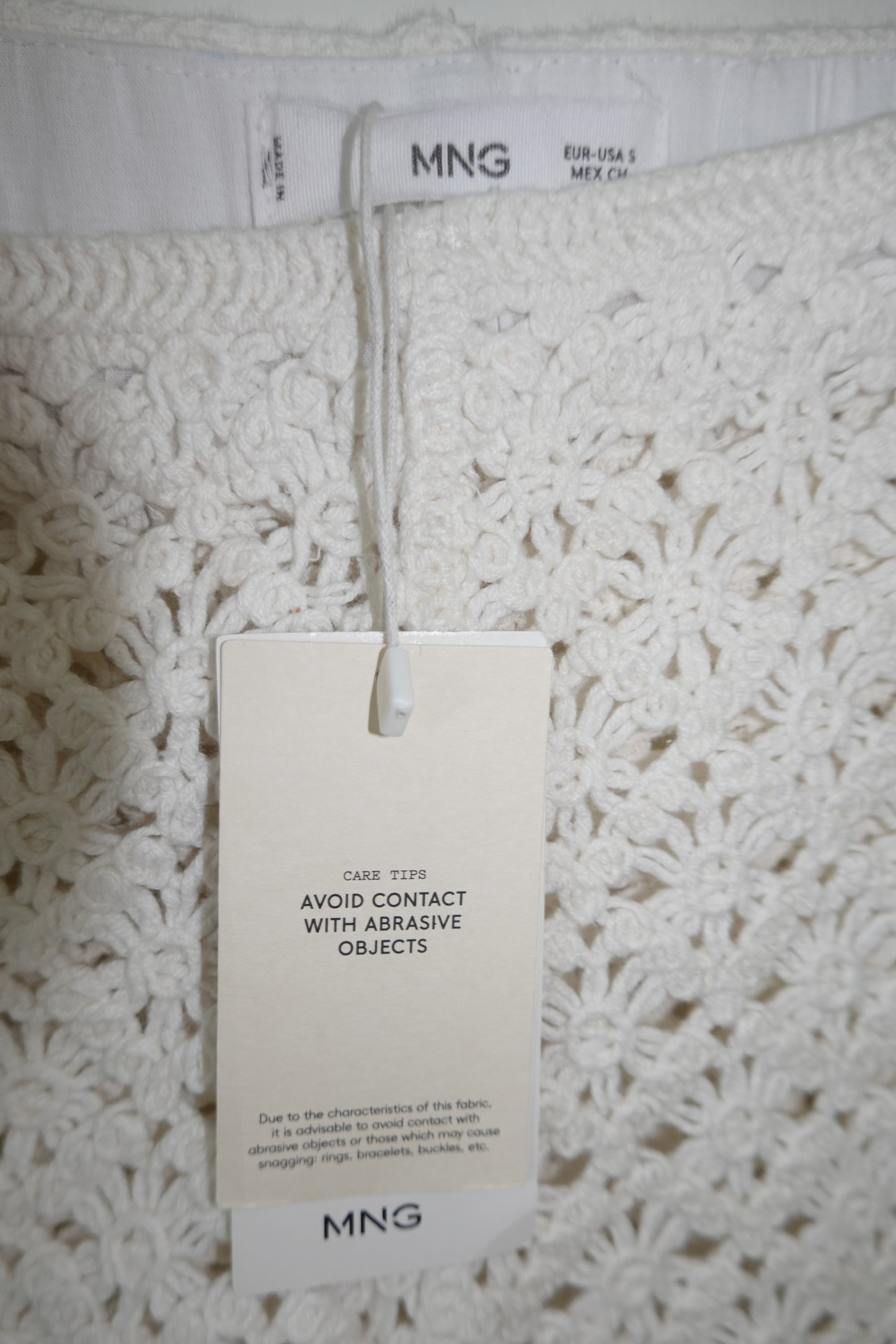Mango - Cotton Crotchet Shorts