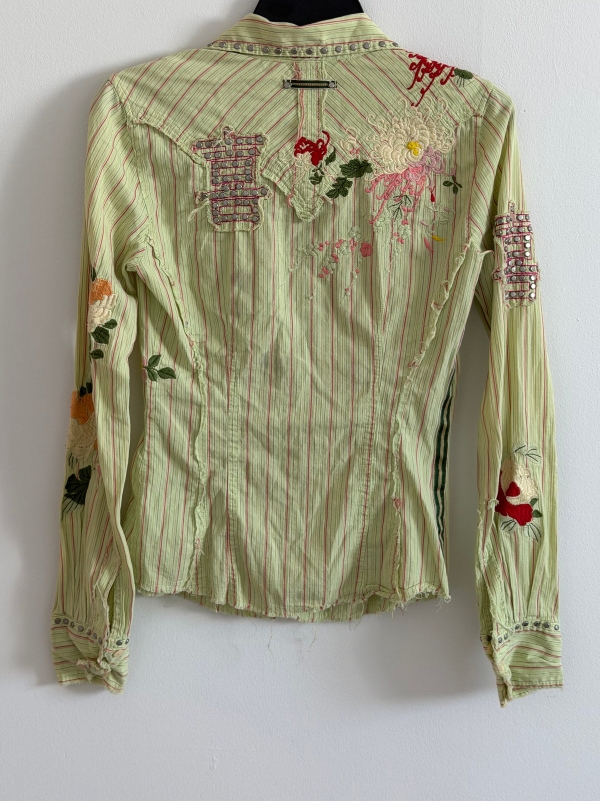 Patchwork Button Down Top