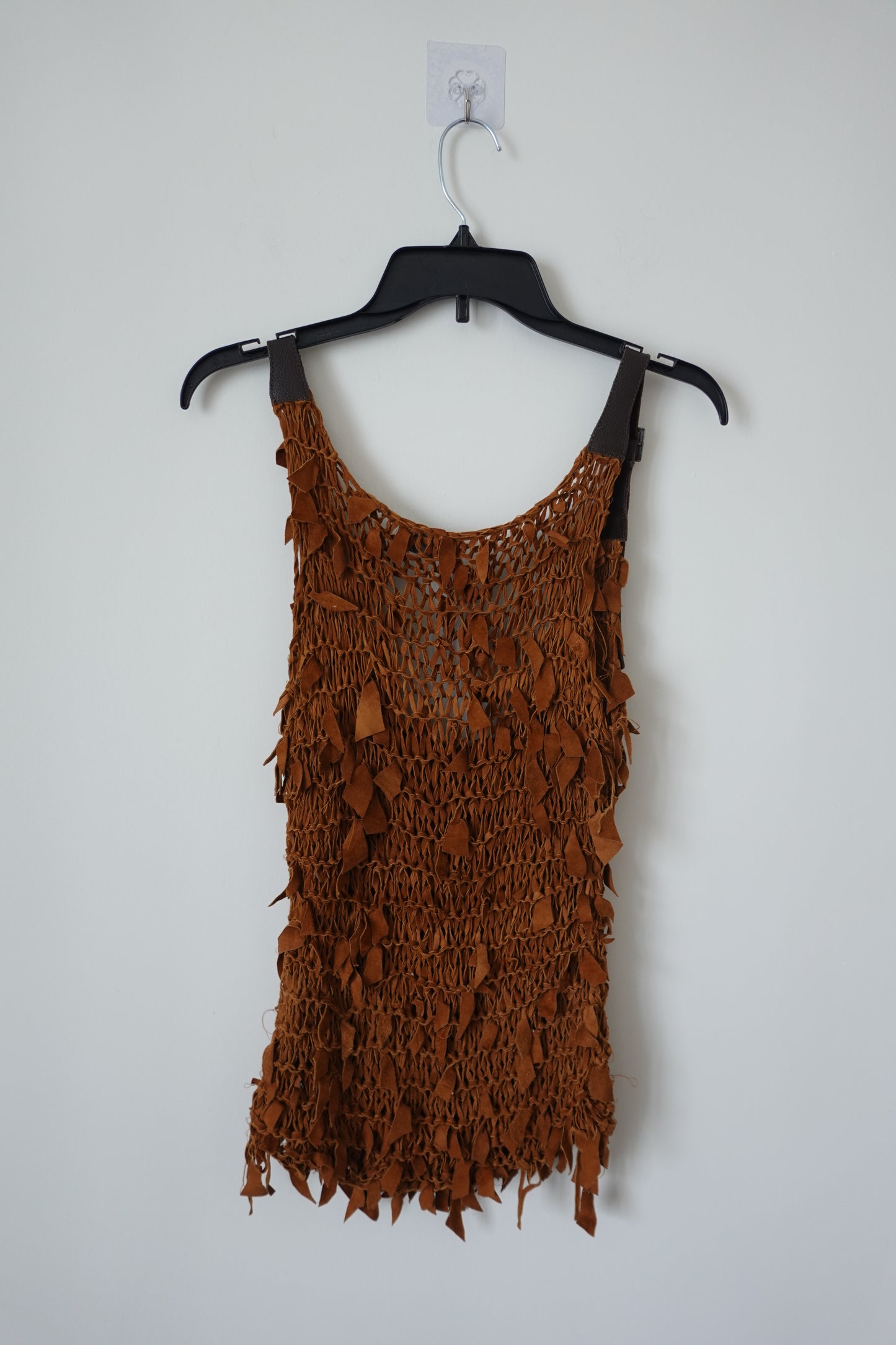 Ylen Arthur - Brown Suede Top