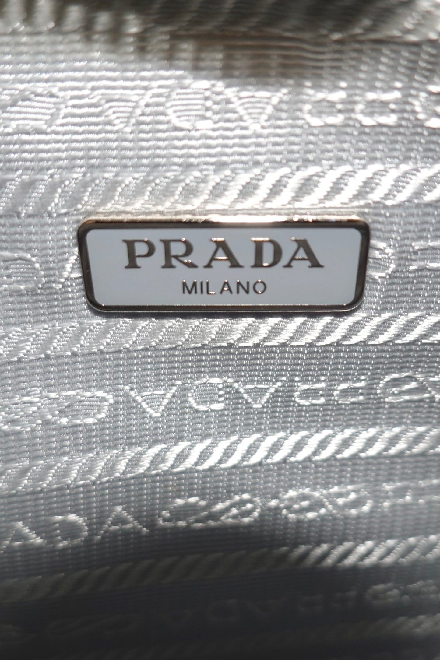 Prada - Gray Re-Edition Nylon Bag
