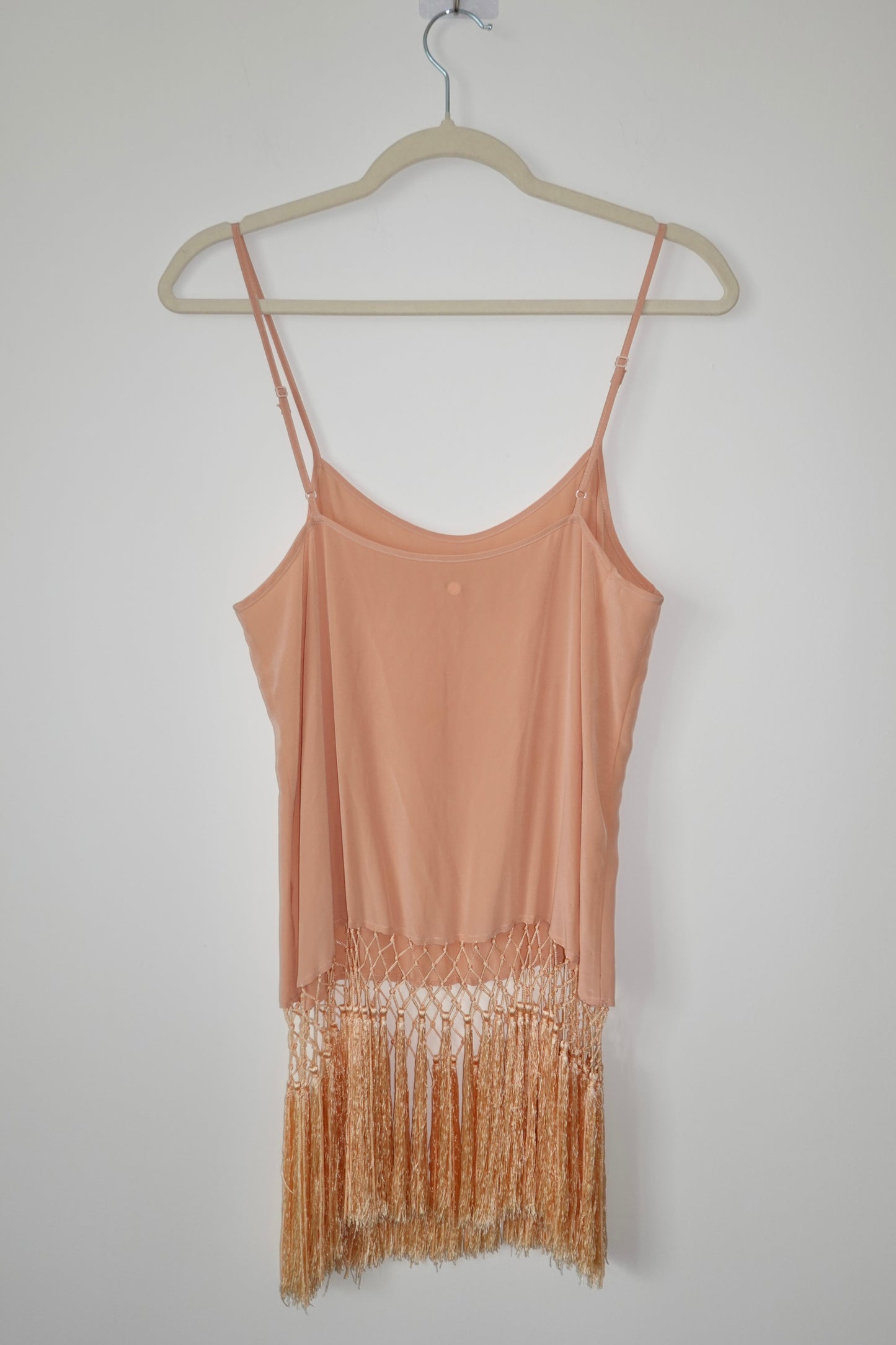 Haute Hippie - Silk & Fringe Top