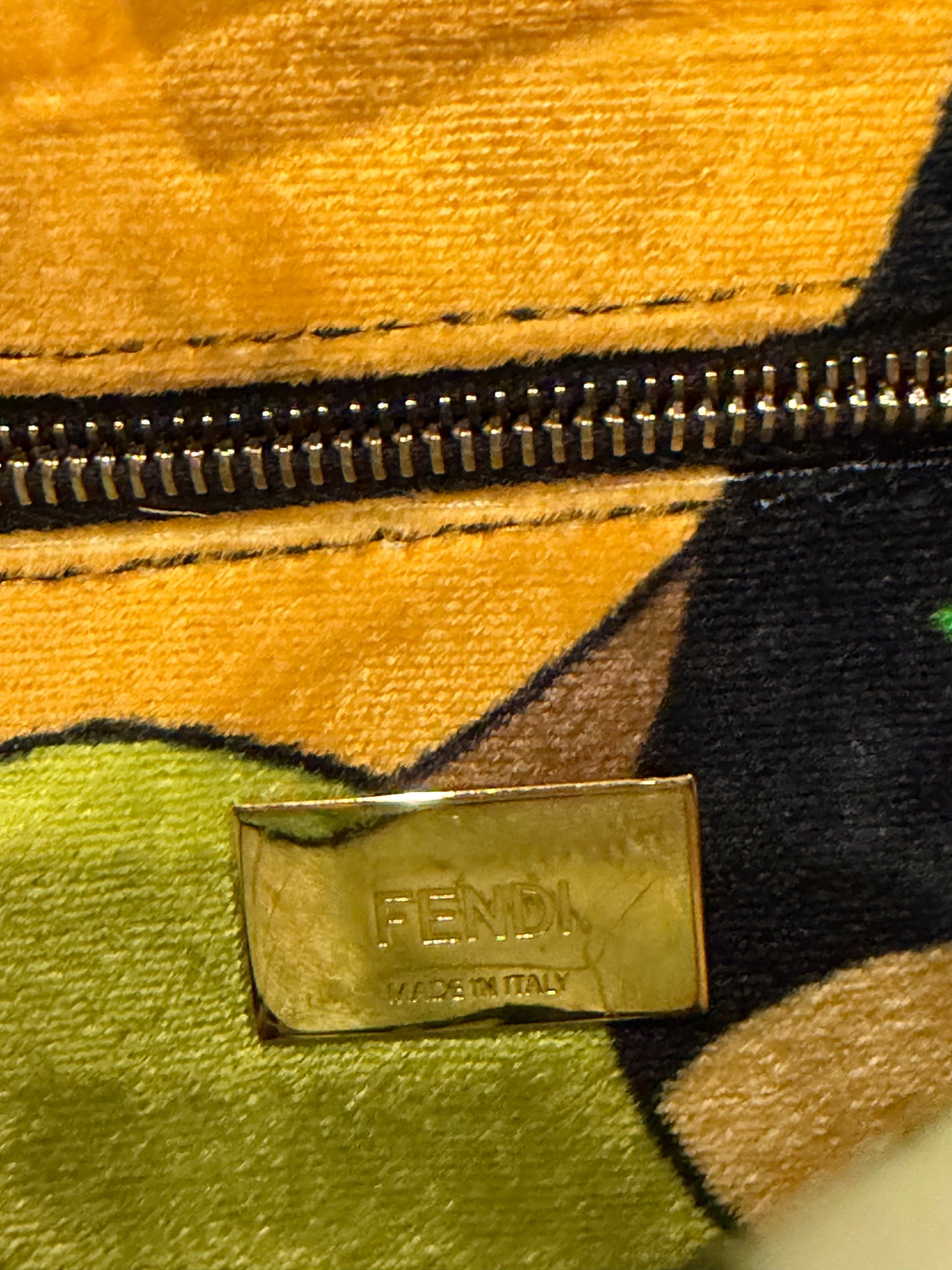 Fendi - Velvet Peekaboo Clutch