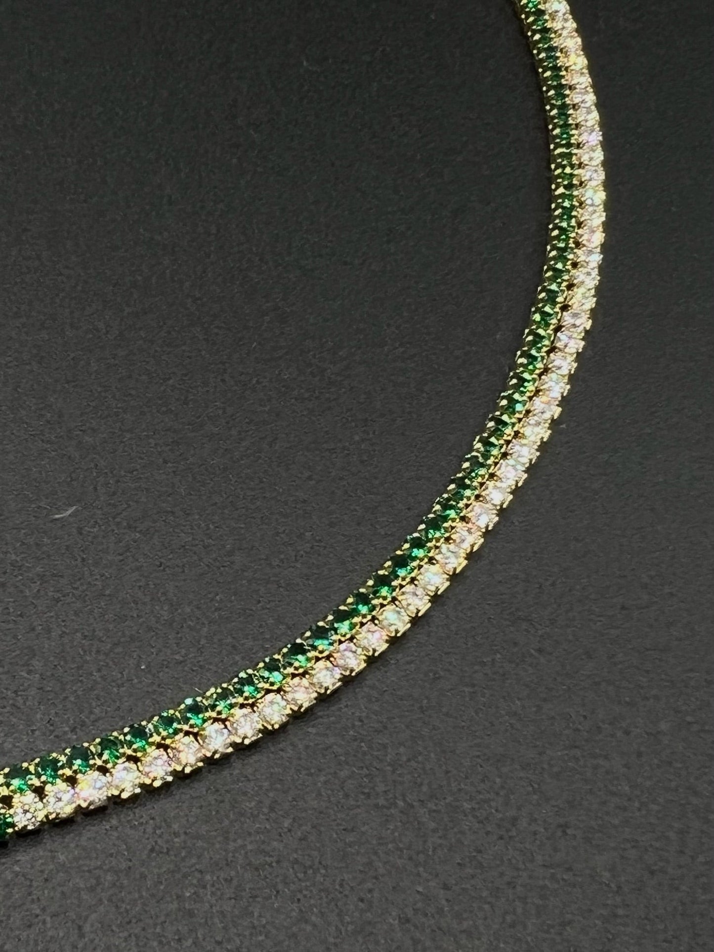 Emerald Double Necklace