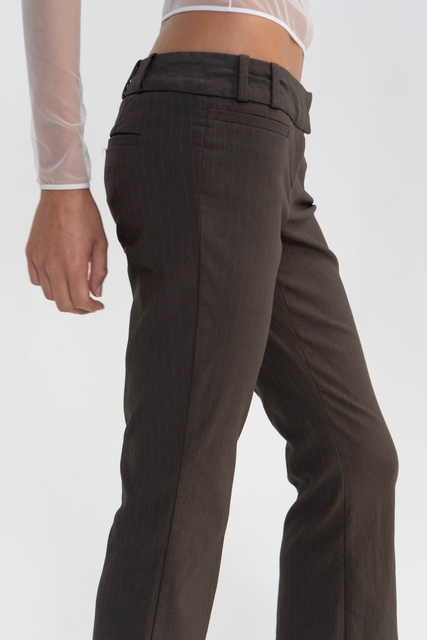 The Limited Pinstripe Capris