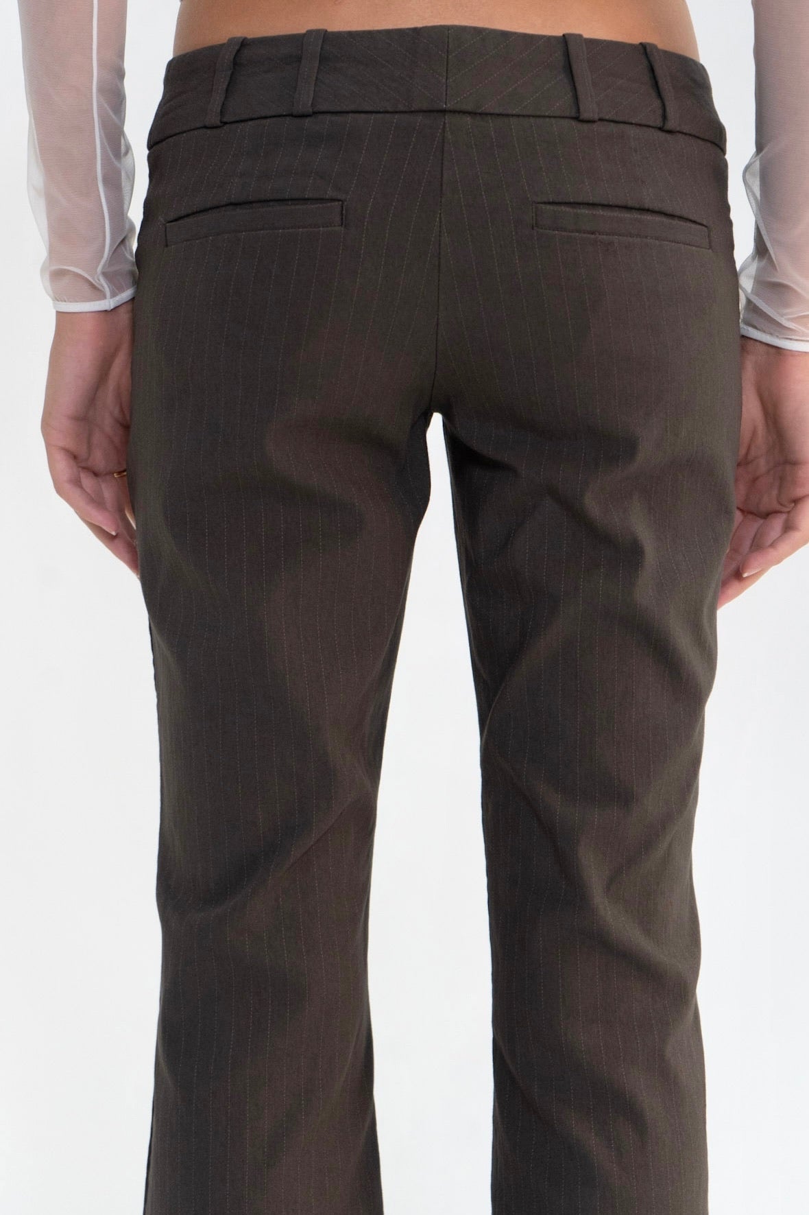 The Limited Pinstripe Capris