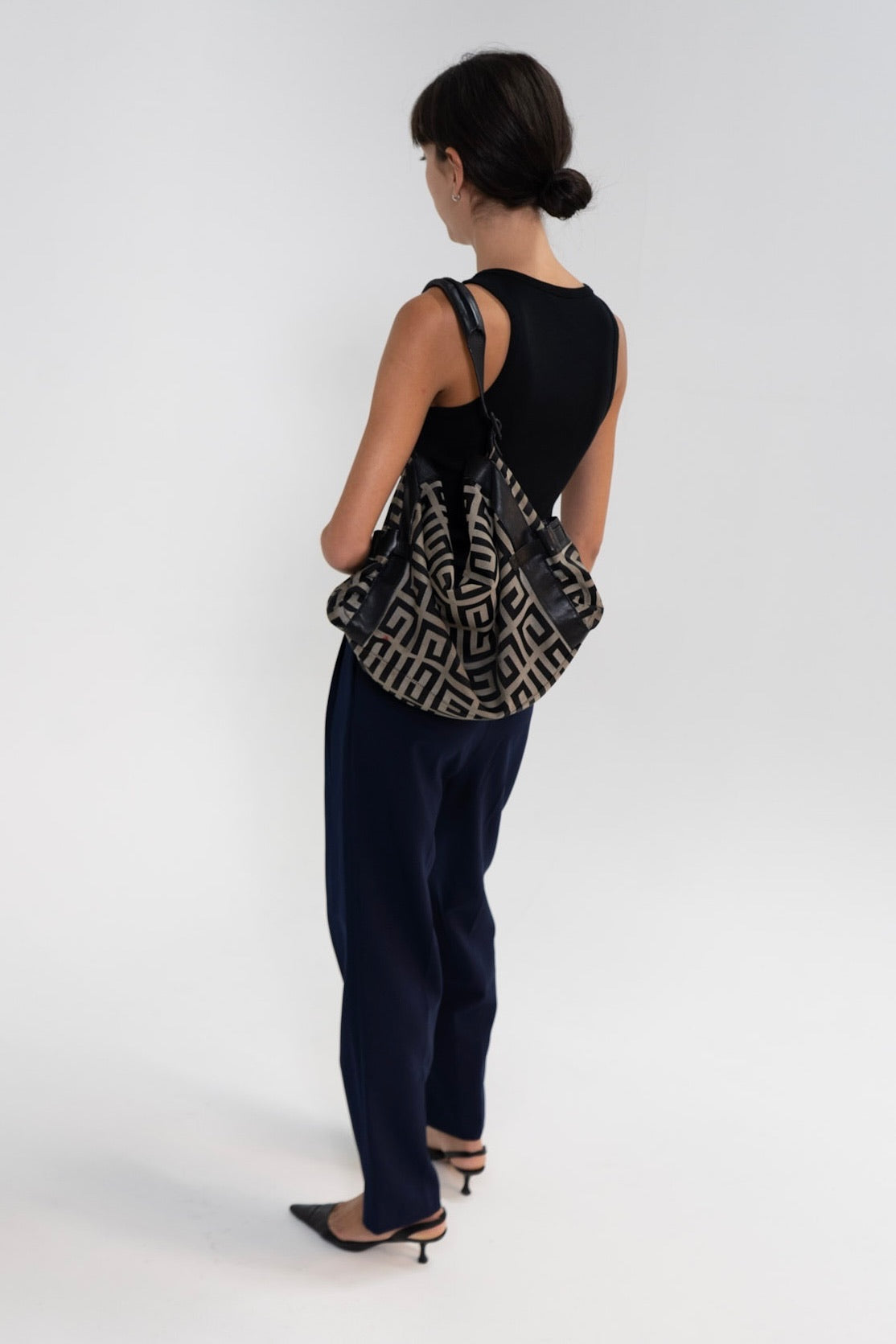 Givenchy Black + White Monogram Bag