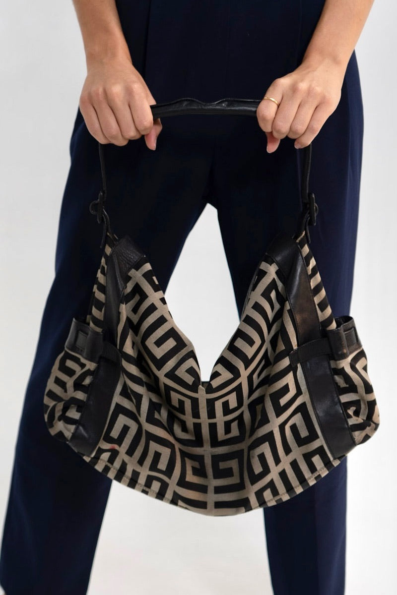 Givenchy Black + White Monogram Bag