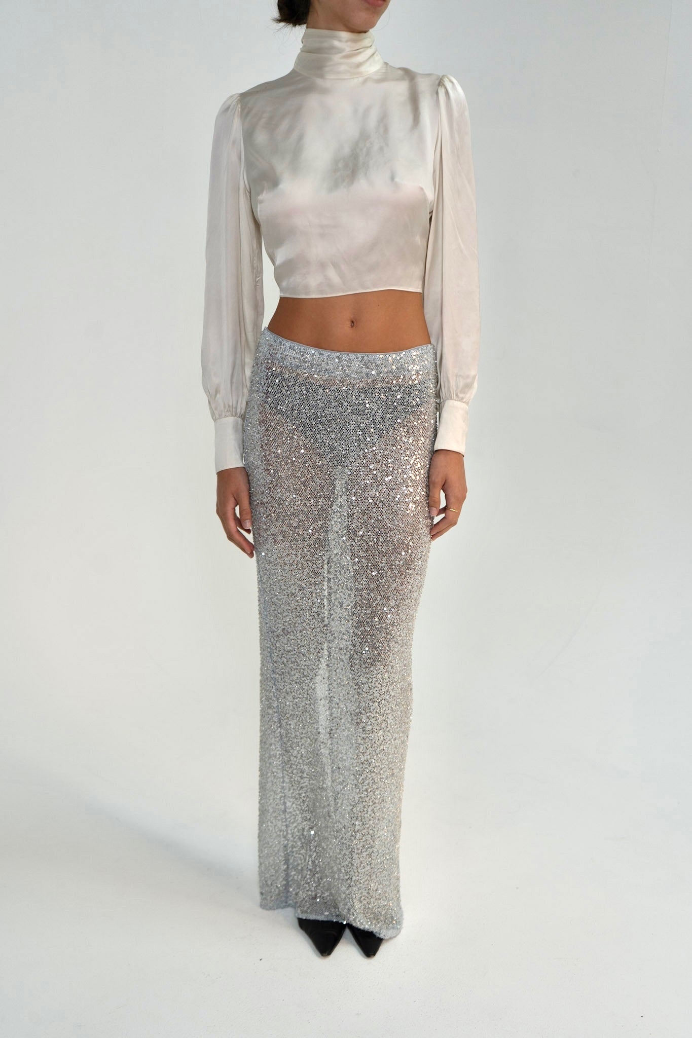 Wilfred Ivory Backless Blouse