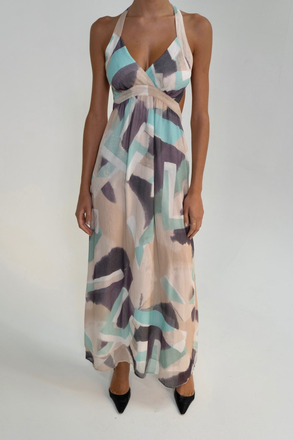 Armani Silk Maxi Dress