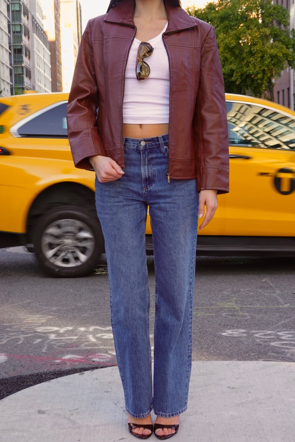 Leather Brown Jacket