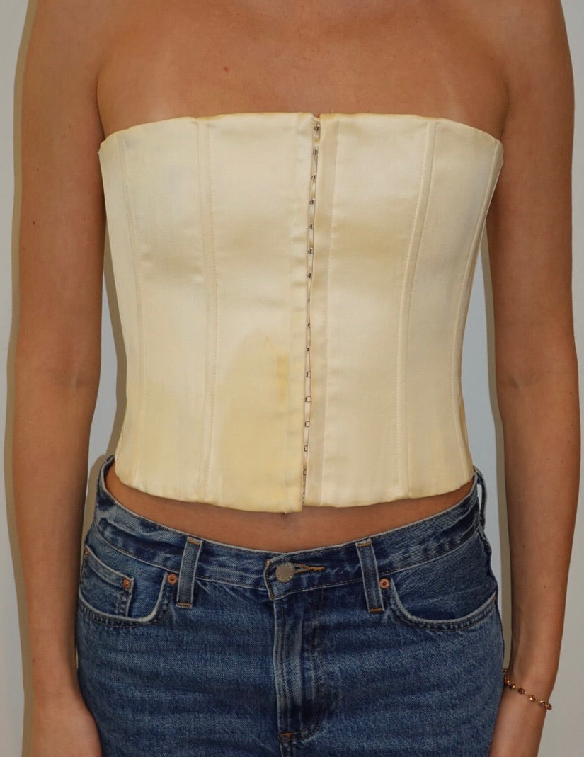 Guizio Butter Yellow Corset