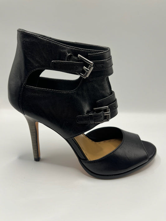 Coach Leather Buckle Heels