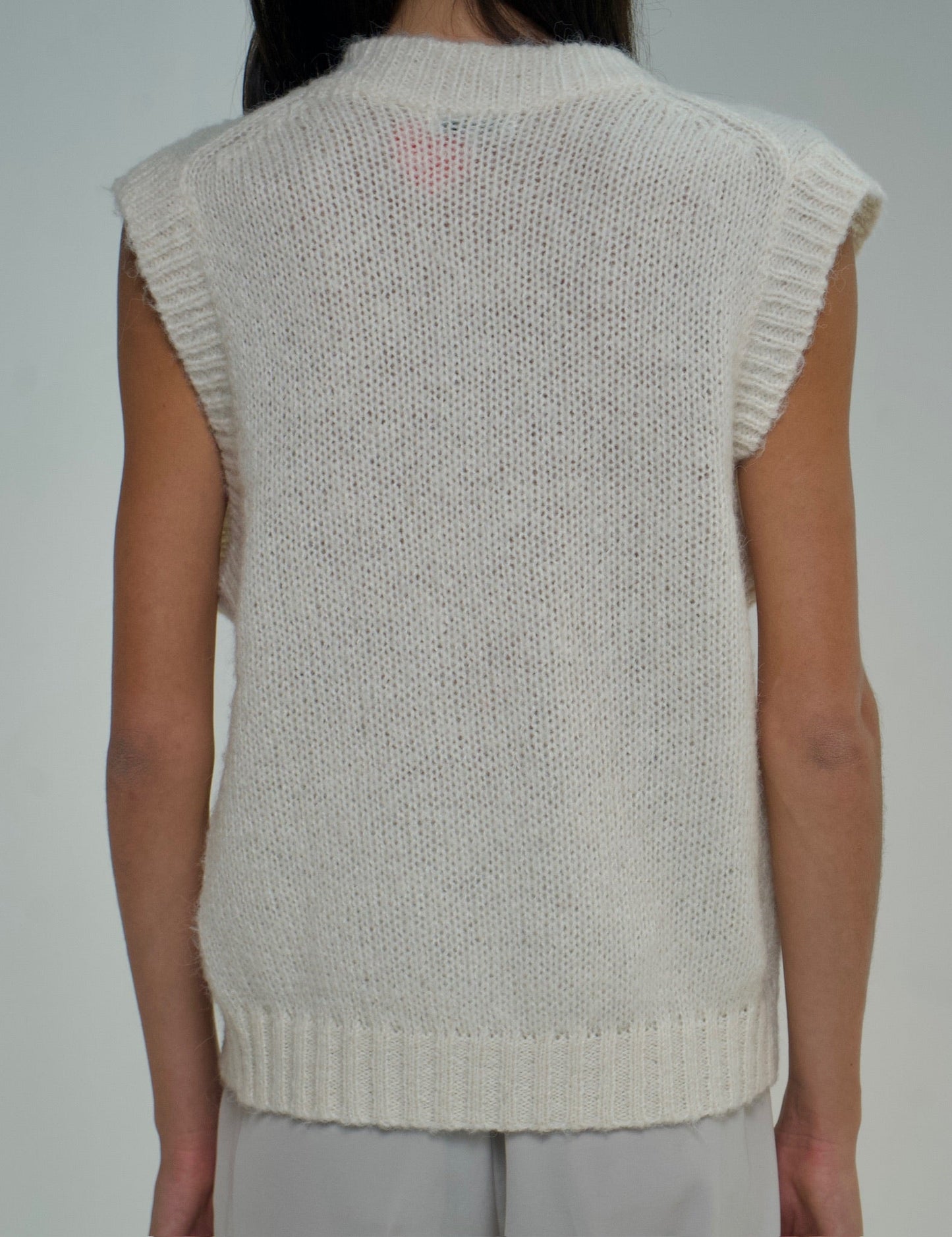 Knit Ivory Vest