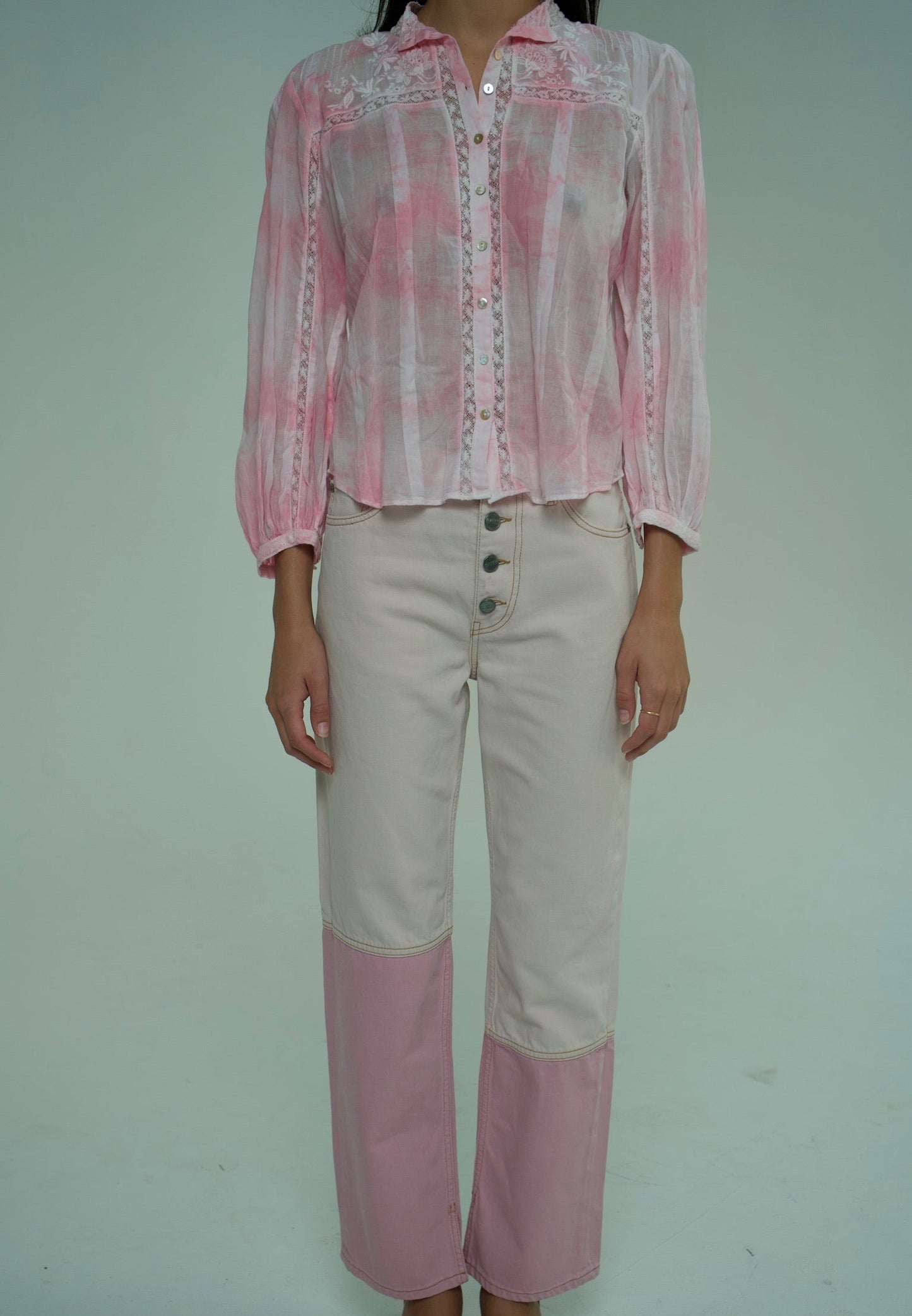 LoveShackFancy Pink  Ronda Top