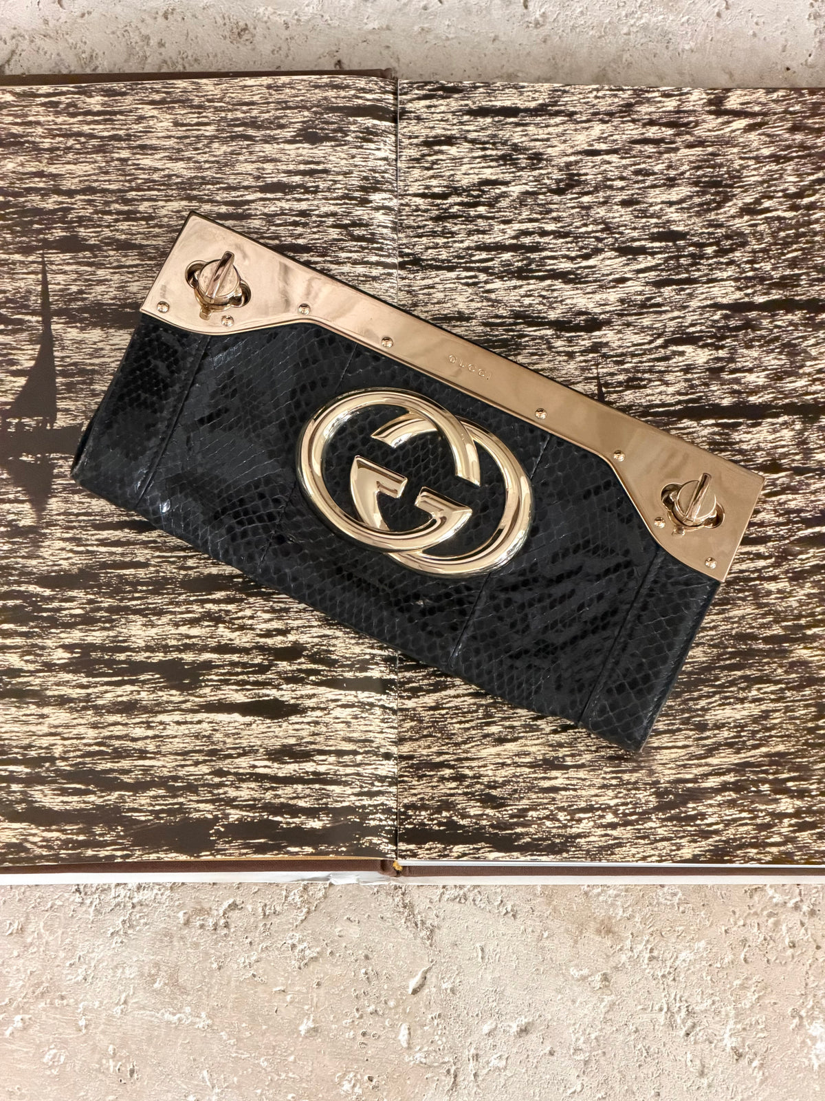 Gucci - Python Starlight Clutch