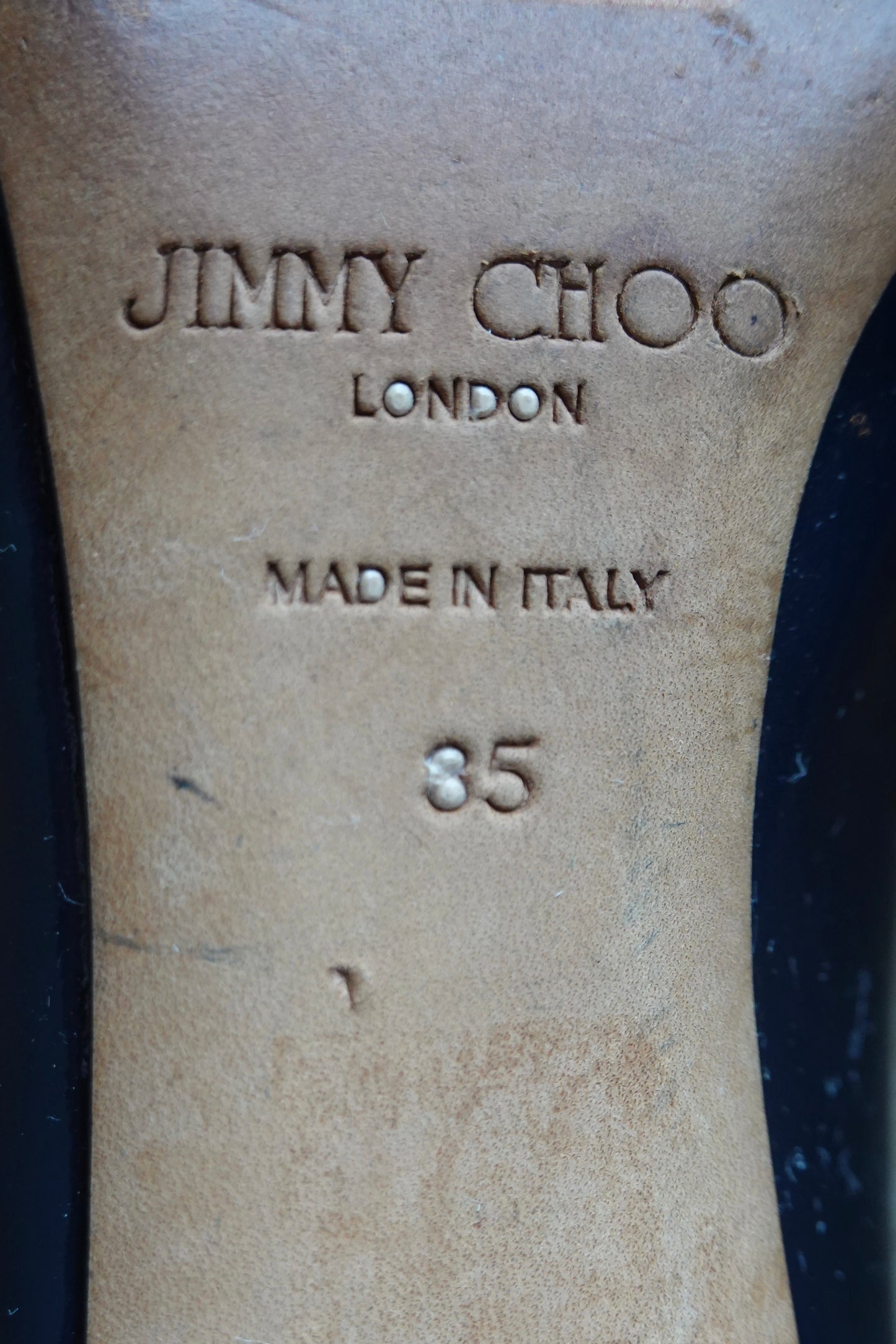 Jimmy Choo - Navy Kitten Heels