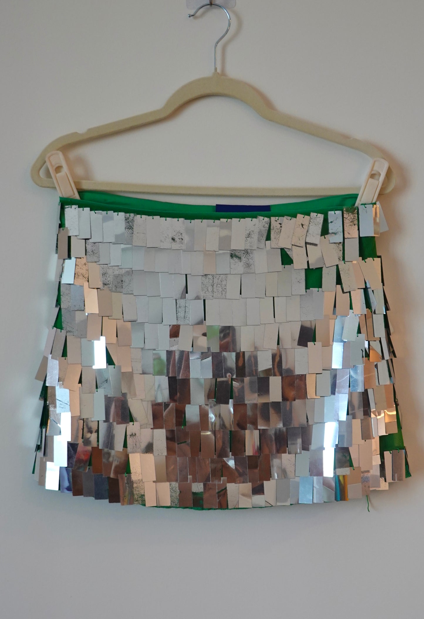Simón Miller - Green Sequin Mini Skirt
