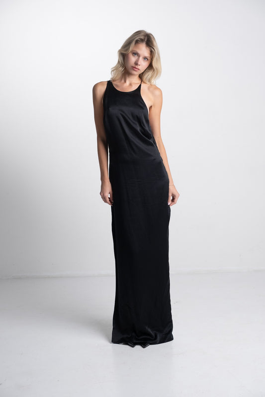 Black Silk Gown