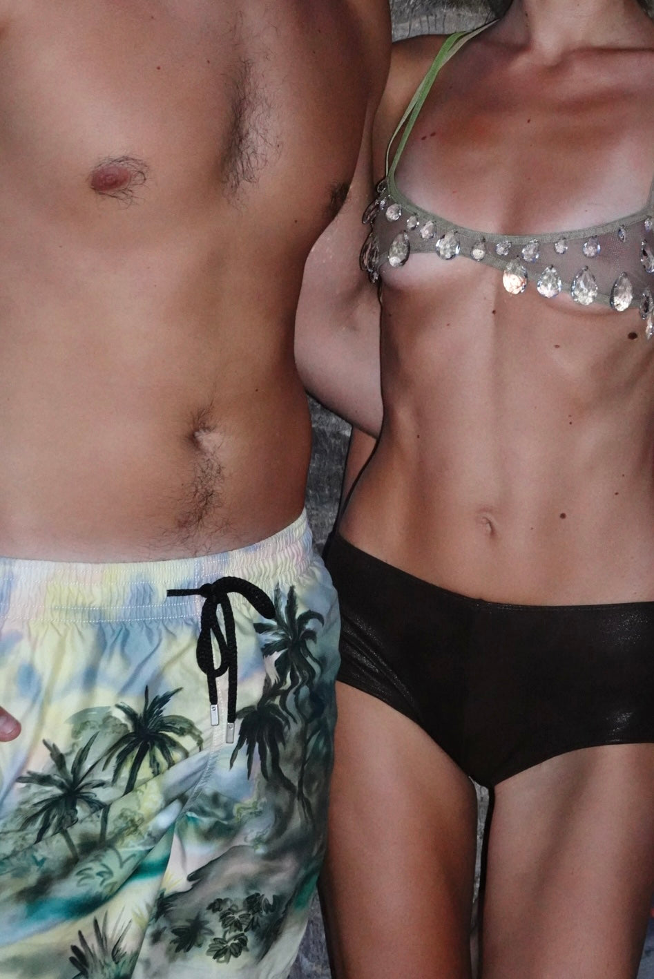 Palm Angels x Vilebrequin - Sunset Swim Trunk