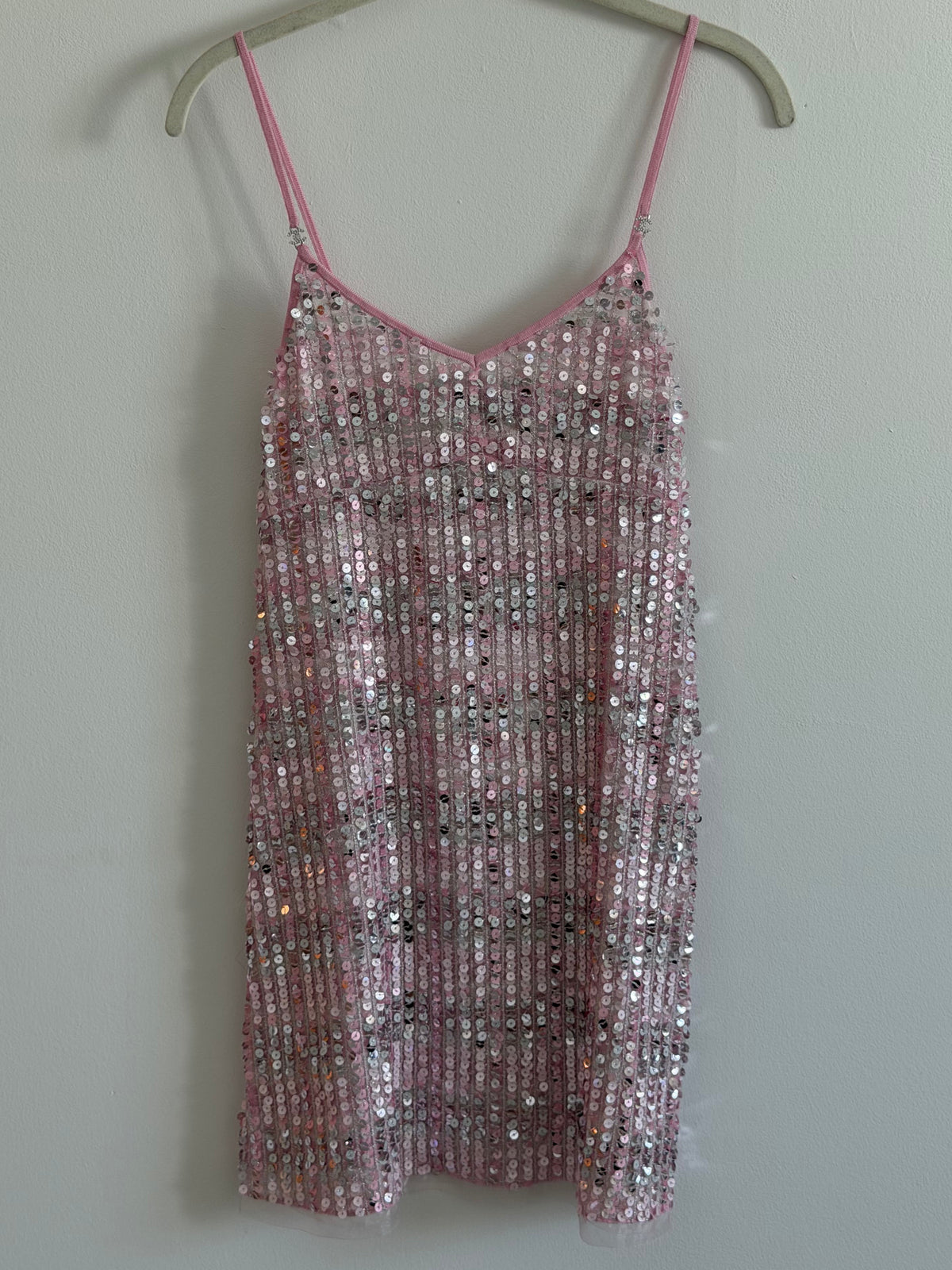 Chanel Pink Sequin Dress