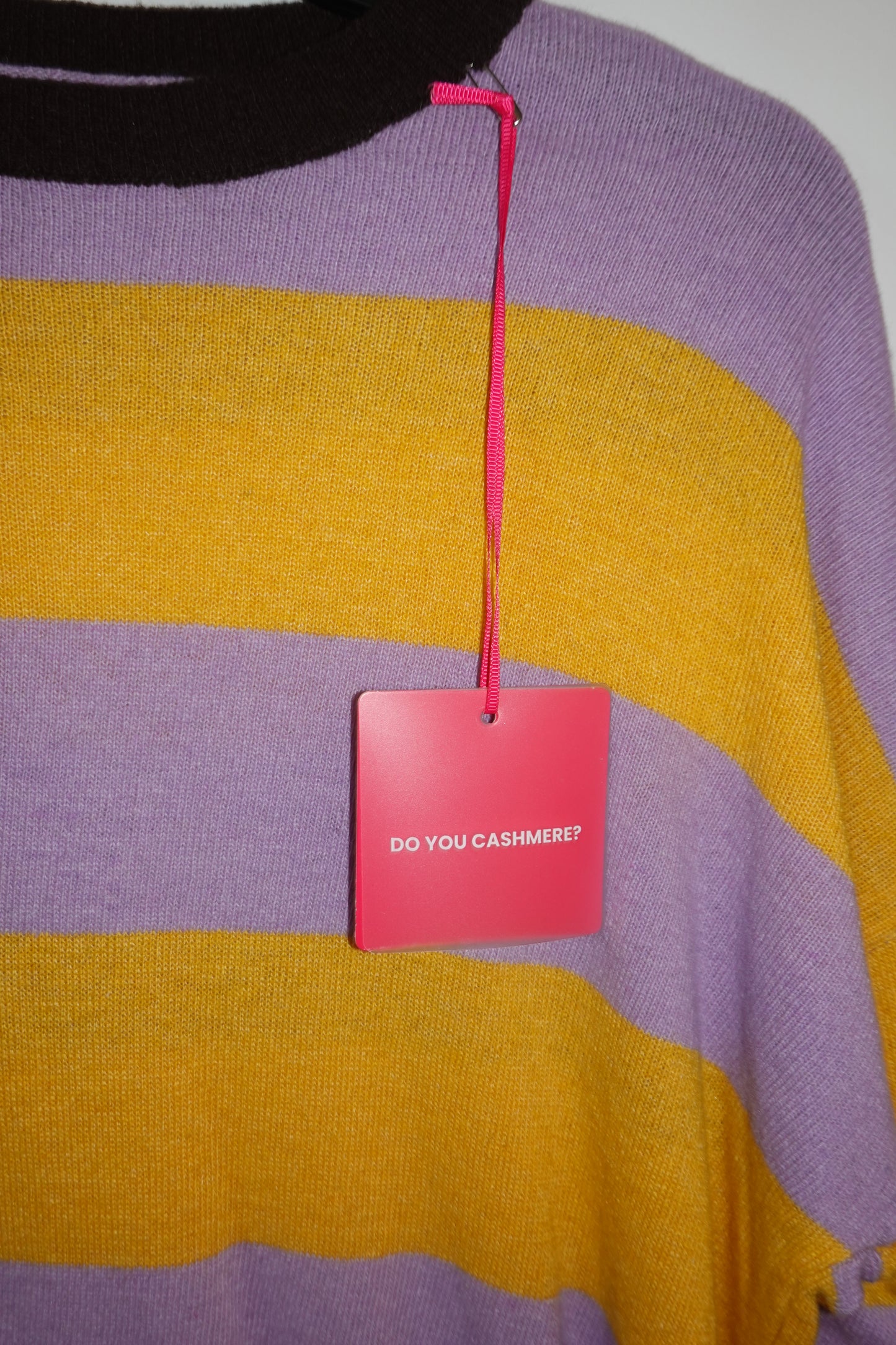 Yellow & Lilac Knit Sweater