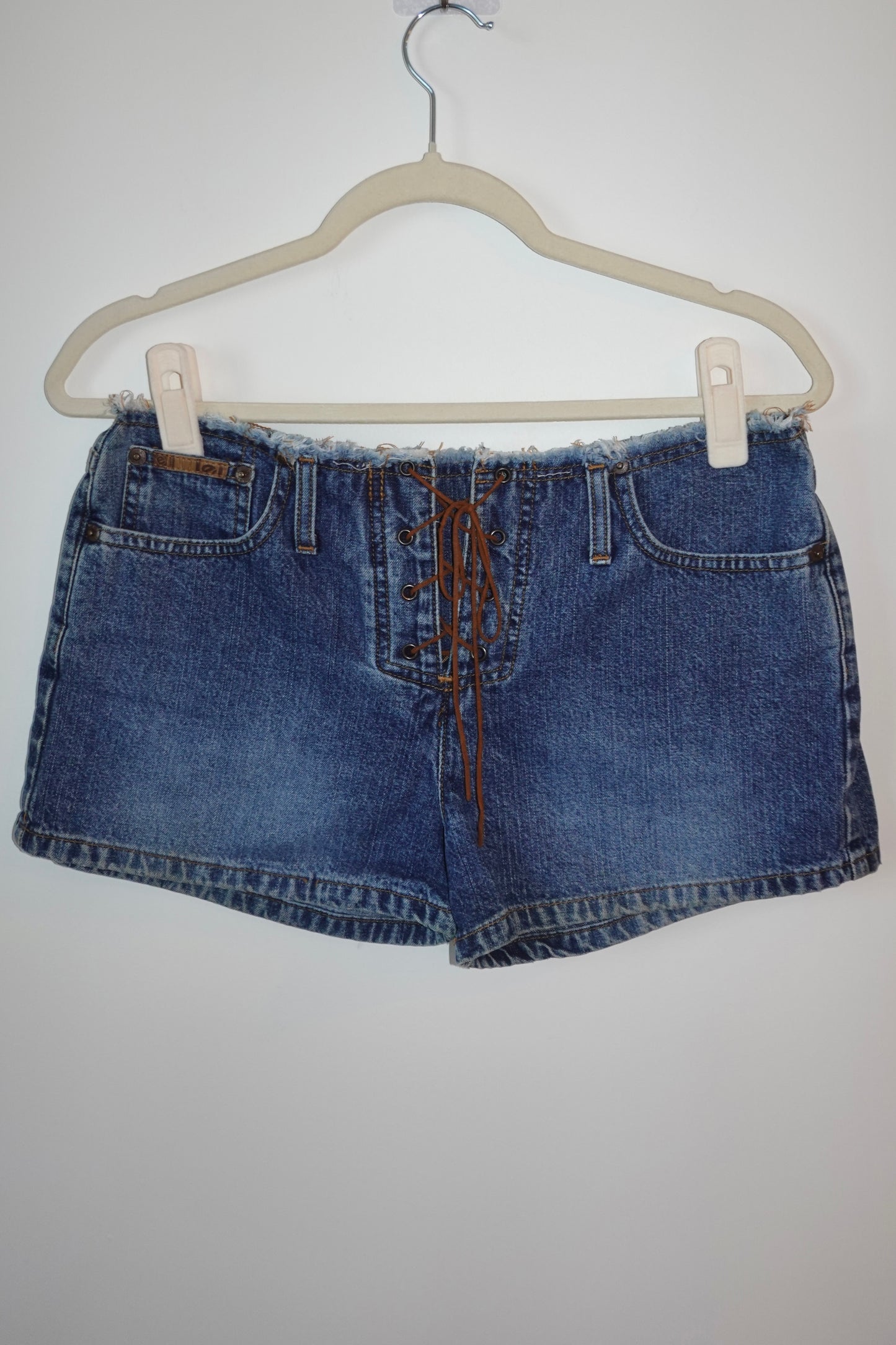 Suede Tie Shorts