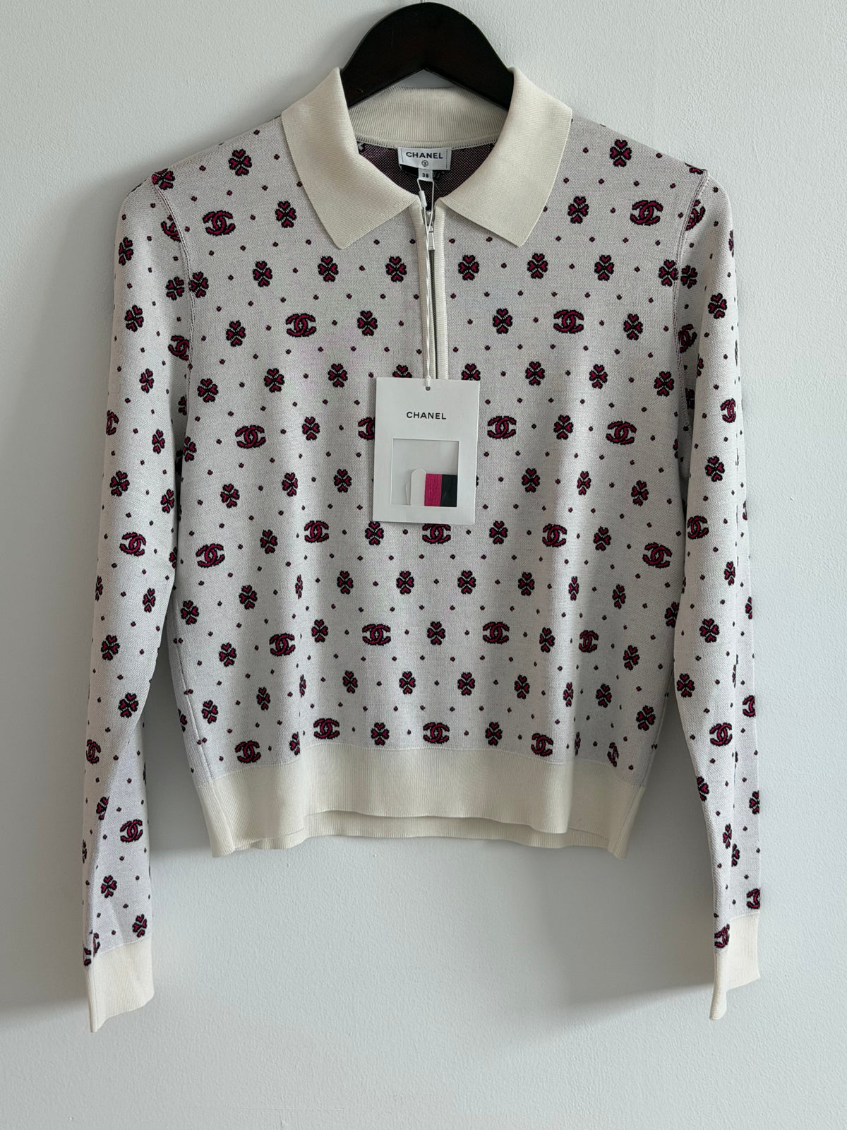 Chanel Clover Quarter Zip