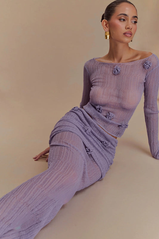 Meshki Oriana Orchid Long Sleeve