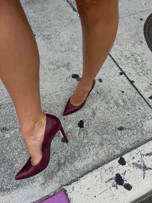 Stuart Weitzman - Wine Red Pumps