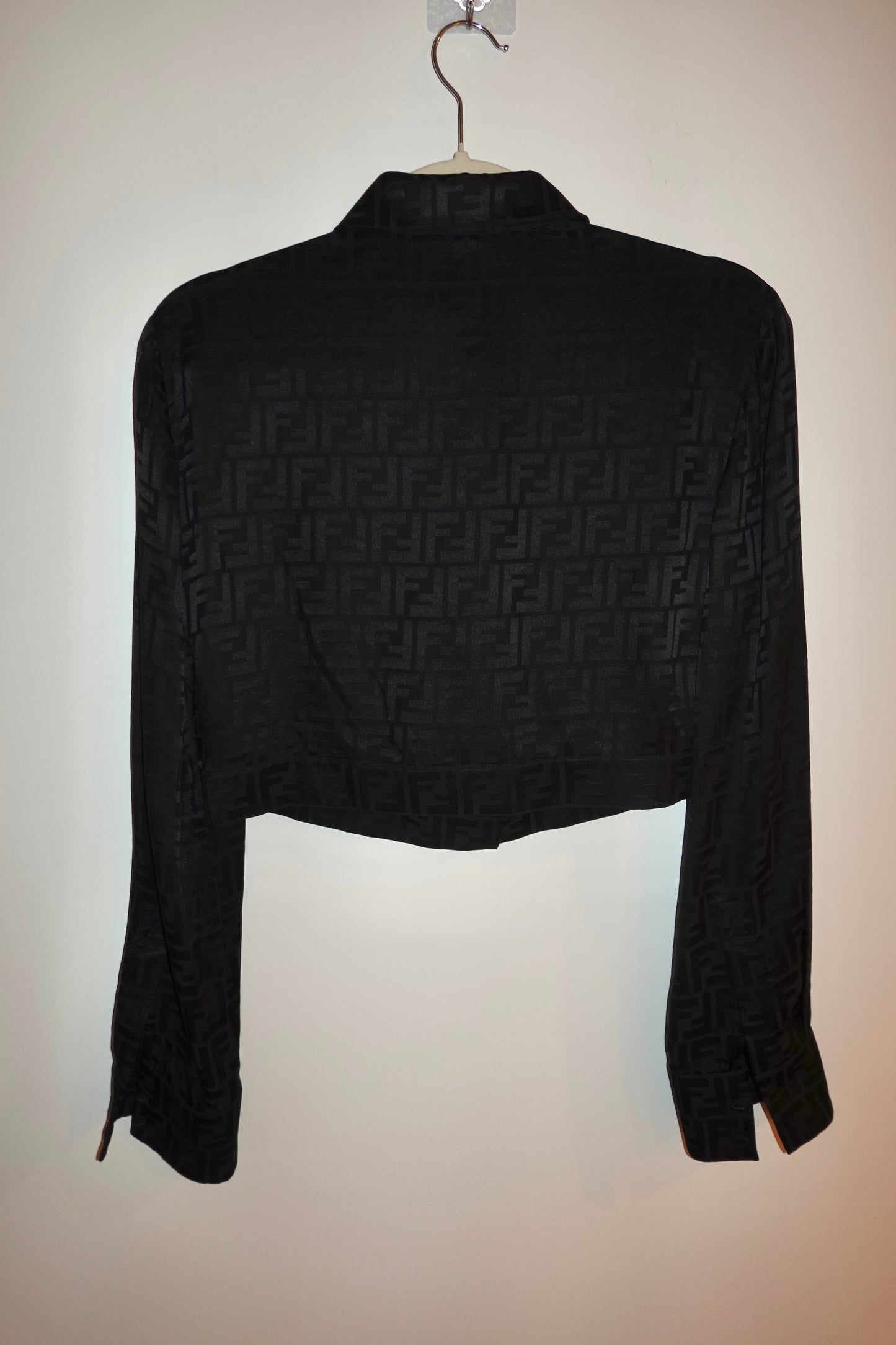 Fendi - Monogram Silk Blouse
