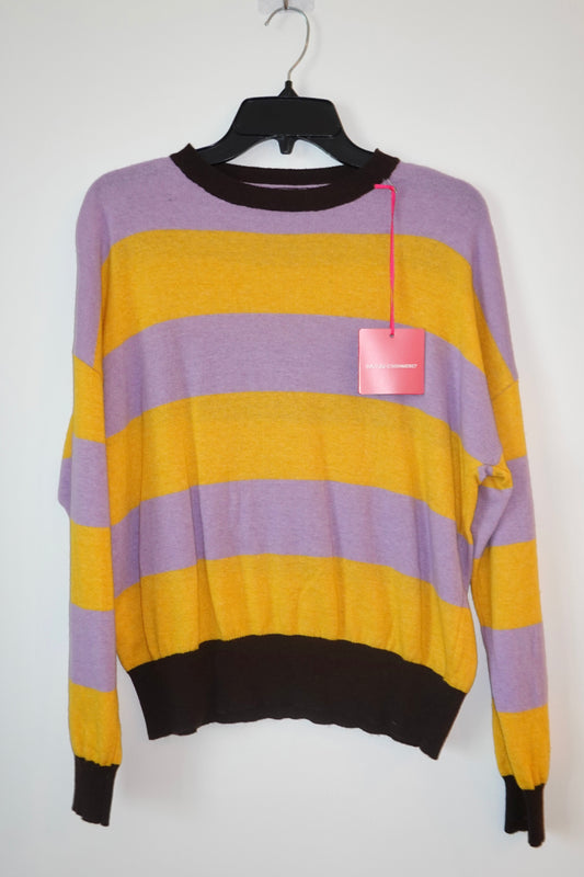 Yellow & Lilac Knit Sweater