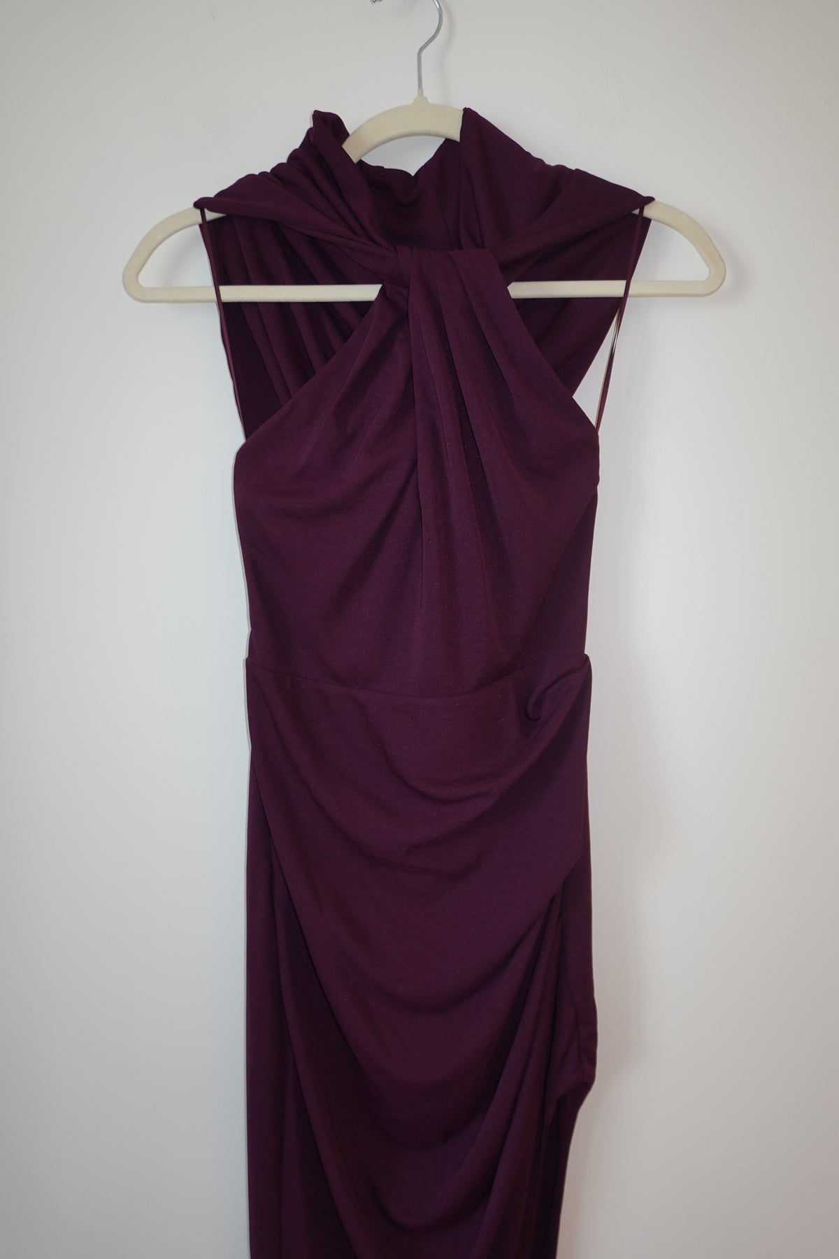 Nicholas - Plum Hooded Gown
