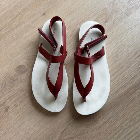 Hermes - Tahiti Leather Sandal