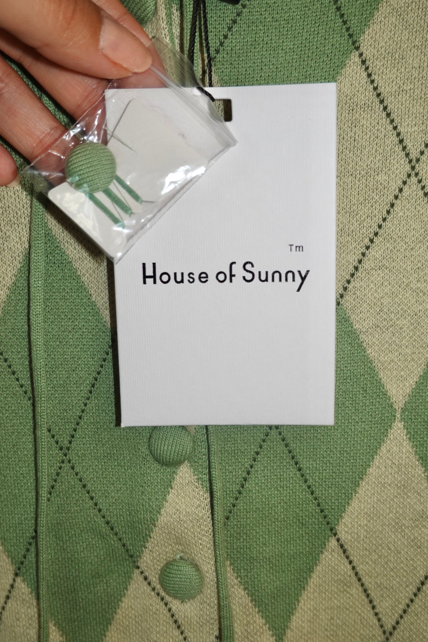 House of Sunny - Argyle Lounge Cardigan
