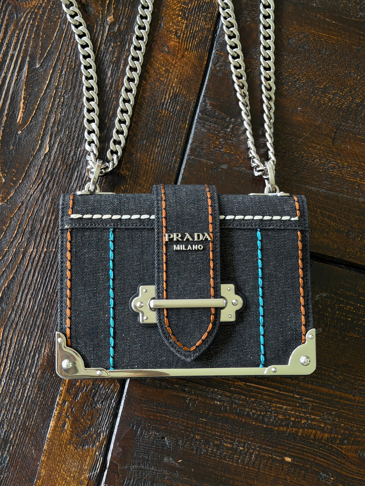 Prada - Denim Cahier Bag