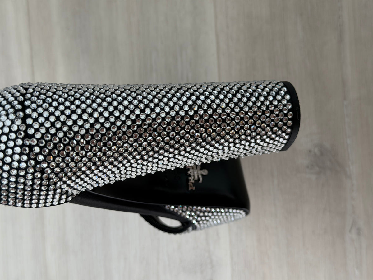 Prada Crystal Platform Heels
