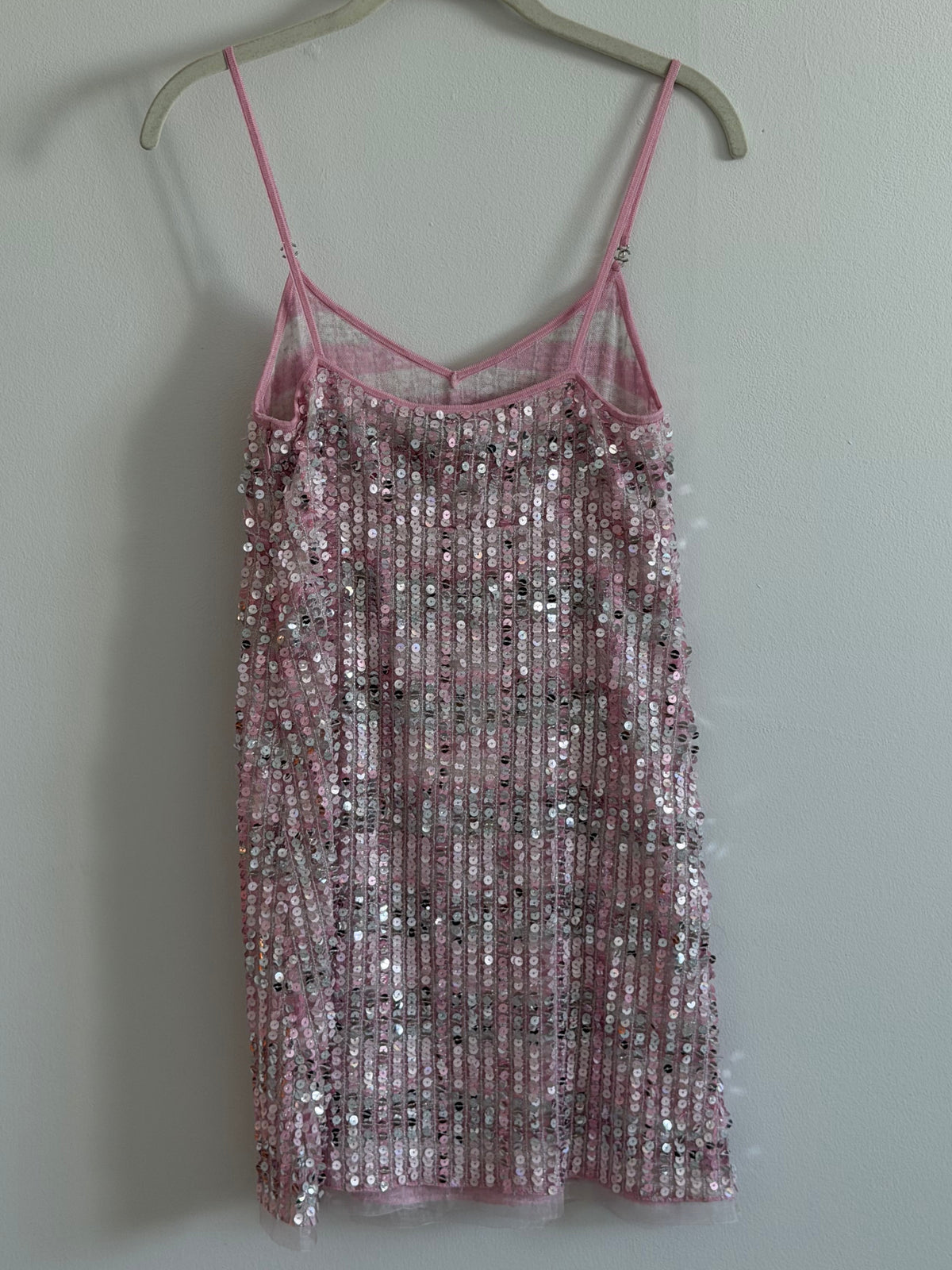 Chanel Pink Sequin Dress