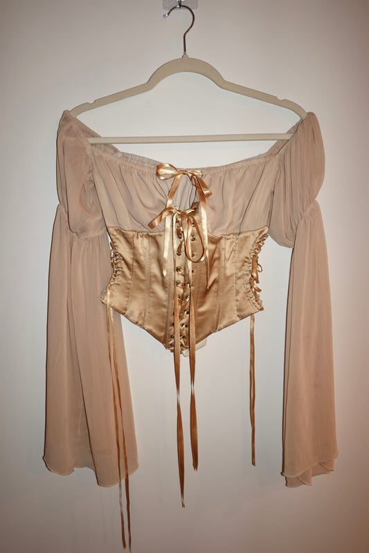 Duygu Ay - Silk Corset Set