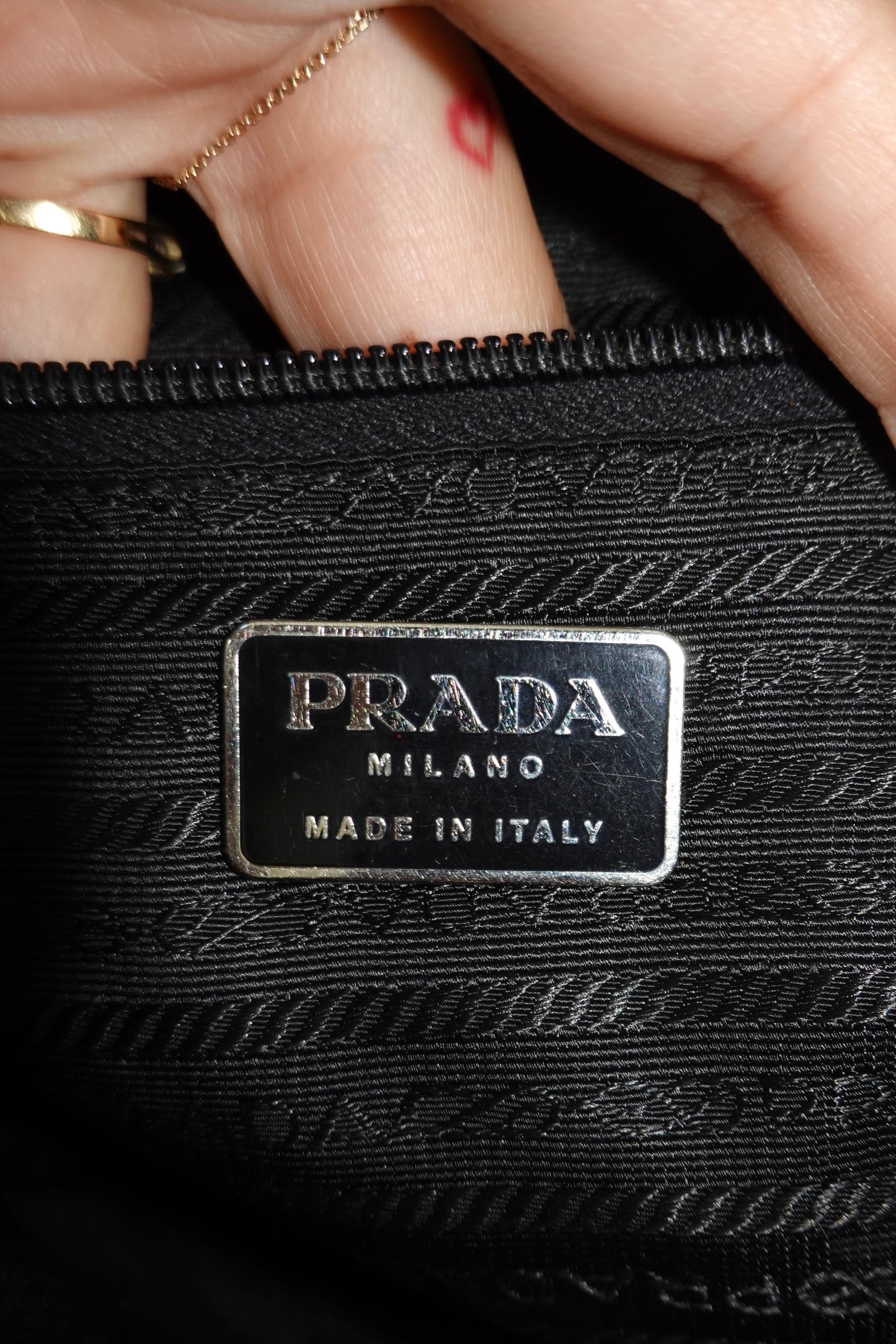 Prada - Wool Shoulder/Belt Bag