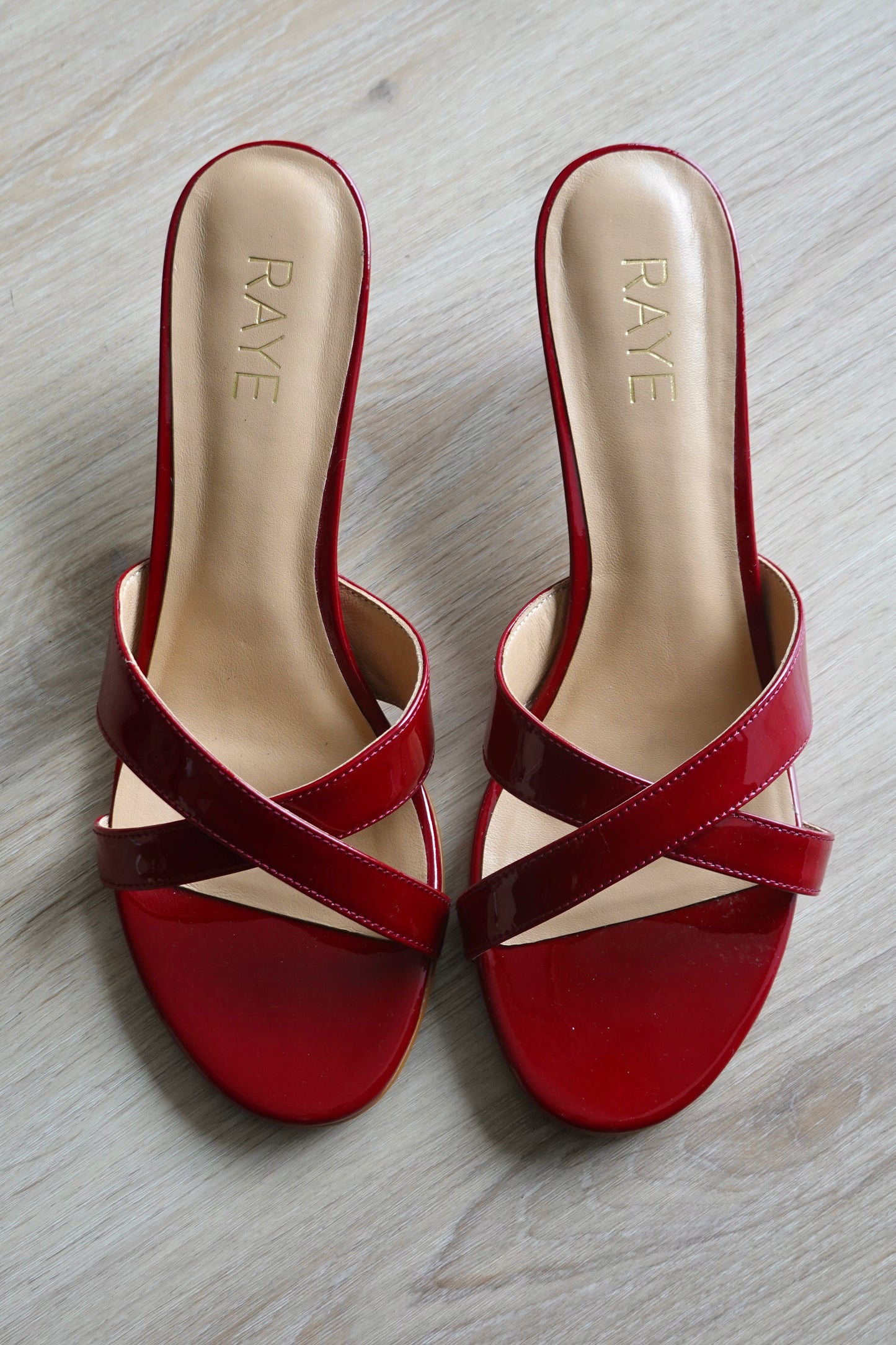 Raye - Carrie Sandal in Cherry