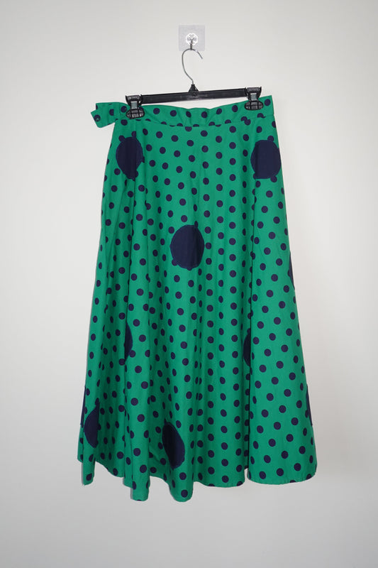 Madame Floresta - Cotton Polka Dot Skirt