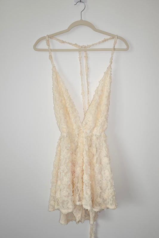 Vita - Rose Textured Romper