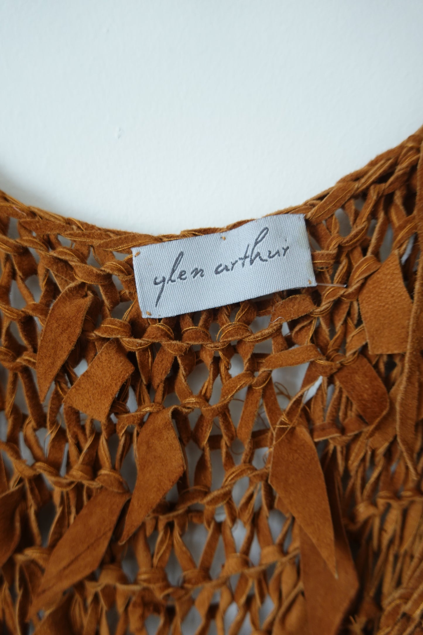 Ylen Arthur - Brown Suede Top