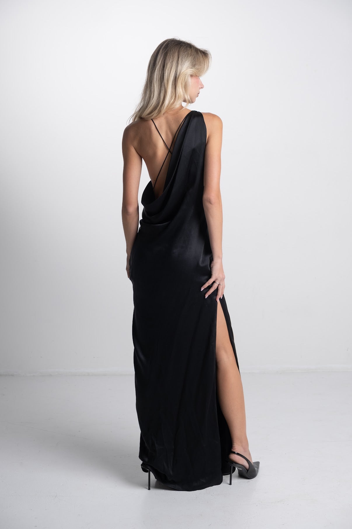Black Silk Gown