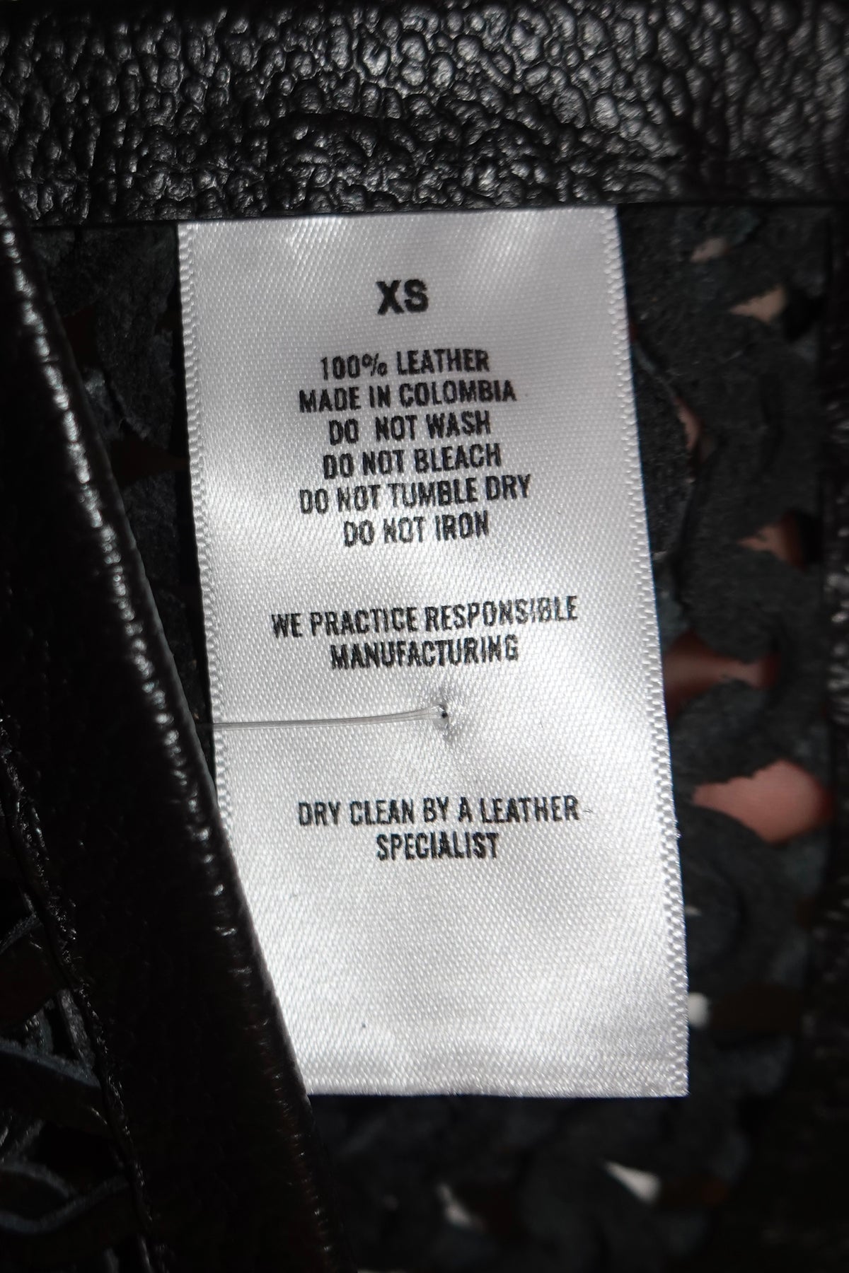 Nonchalant The Label - Leather Woven Top