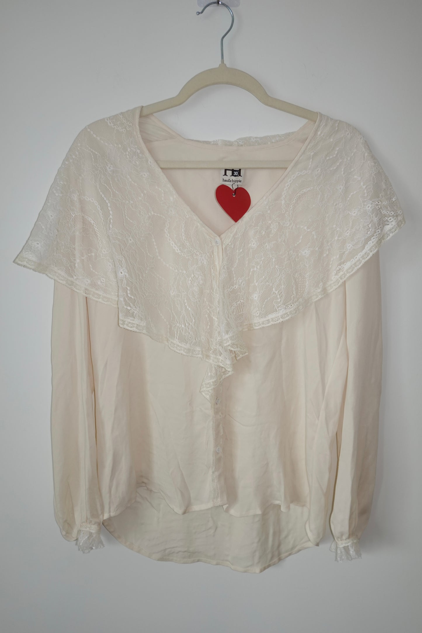 Haute Hippie - Silk & Lace Blouse