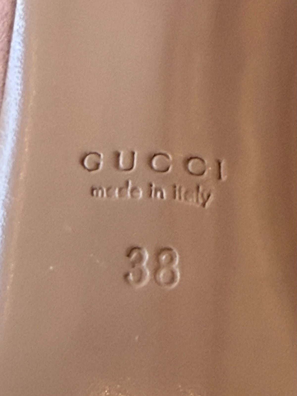 Gucci - Pink Crystal Embellished Sandals